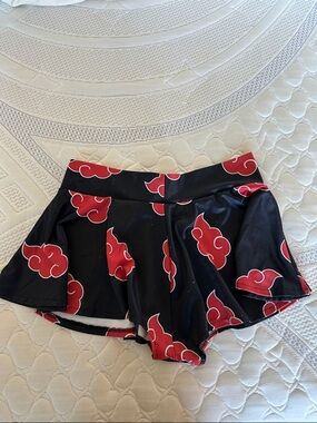 Akatsuki–Inspired Shorties | Anime Lounge Shorts for Women